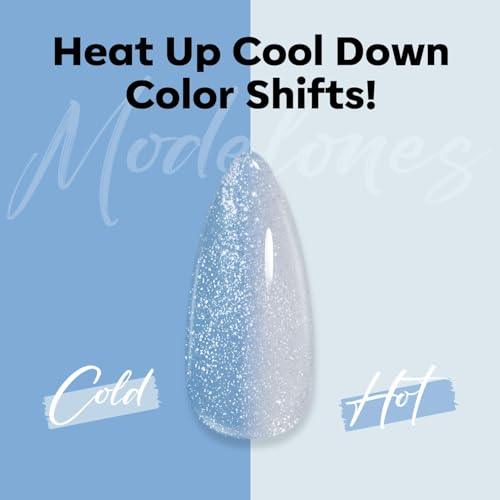 Blue Color Changing Gel Nail Polish - Nude Variation, 15ml