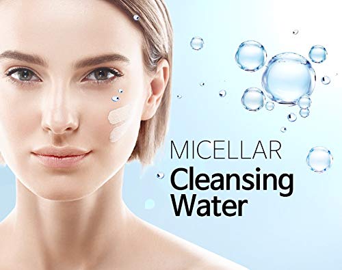 Epielle Micellar Cleansing Water - Gentle Makeup Remover for All Skin Types | 8 Fl Oz | Perfect for Spa Days & Gifts