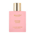 Bellavita Luxury ROSE Eau de Parfum - Fresh Floral Peach & Jasmine | 100 ml (3.4 fl. oz.) | Long-Lasting Women's Fragrance
