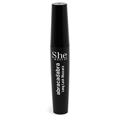 S.he Makeup Abracadabra Long Lash Mascara - Volumizing Formula for Dramatic Length | Black