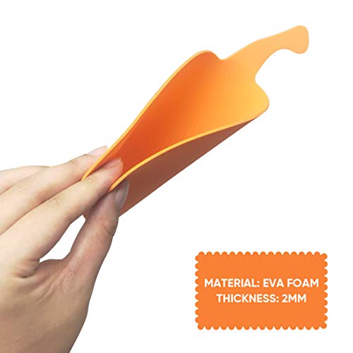 Halloween Foam Pumpkin Craft Kit with Leaves & Rhinestones - 30 Pieces