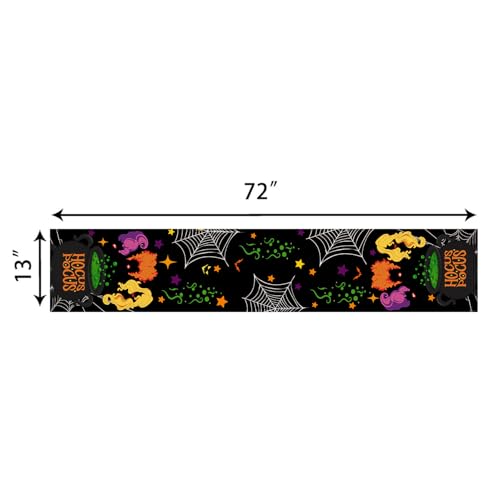 Halloween Table Runner 13x72in Autumn Decorations for Dining Table - Spooky Party Decor