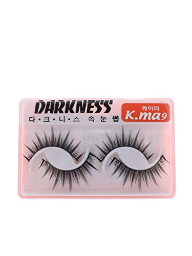 Darkness False Eyelashes K-Ma 9 with Eyelash Glue - Natural Look