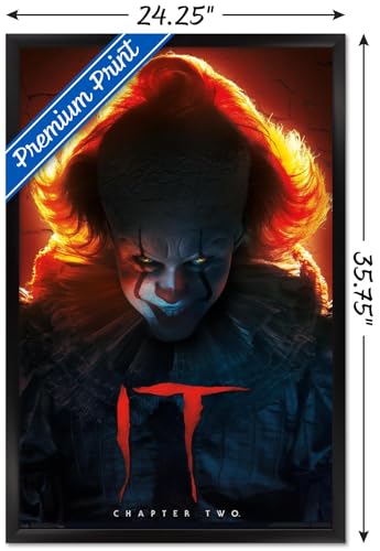 Evil Glow Wall Poster Frame - 22.375 x 34 Inches Black Framed Wall Art