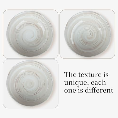 Marble-Patterned Ceramic Candy Bowl - Small Brown Decorative Dish for Home & Office - Kultilanda Variation
