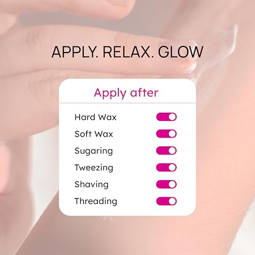 After Wax Lotion - Soothing Hydrating Post-Wax Relief with Tea Tree Oil - 200ml