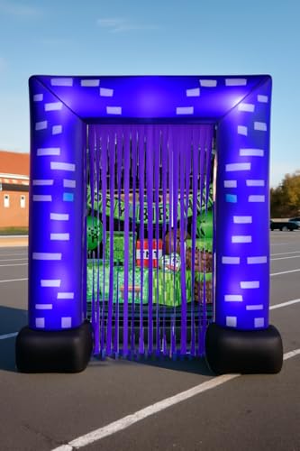 7.4FT Halloween Inflatable Car Decoration Kit with LED Arch for Trunk or Treat