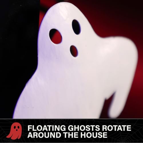 Mini Lighted Haunted House Halloween Decoration - 0.5 Ft. Warm White LED