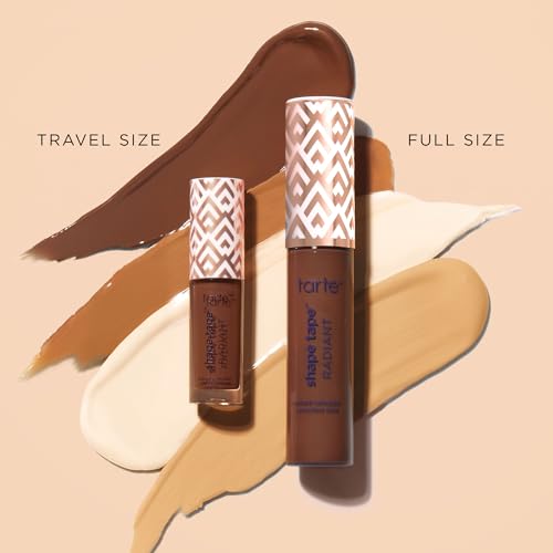 tarte shape tape radiant concealer – Medium-Coverage, Hydrating Finish Under Eye Concealer for Dark Circles, Redness & Discoloration, Vegan, Cruelty-Free, full size, 22N light neutral