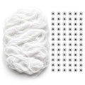 Vellax Halloween Spider Web Decorations 300g with 60 Spiders - Indoor & Outdoor Spooky Decor