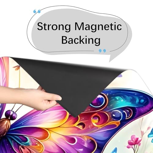 Butterfly Dishwasher Magnet Cover - Decorative Magnetic Appliance Panel - Color A4