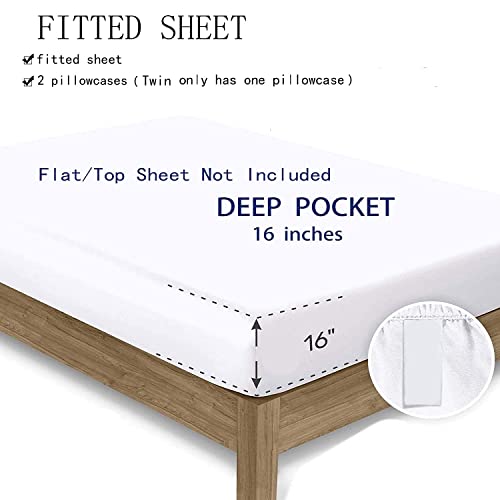 Halloween Bat Fitted Sheet Gothic Bedding Set Full - Multi 01