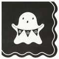 Halloween Ghost Boo Paper Napkins 6.5 Inch - Spooky Party Disposable Tableware
