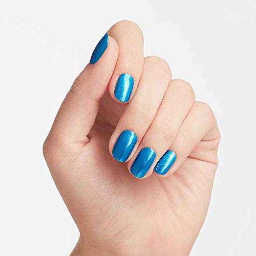 OPI Do You Sea What I Sea? Opaque Bright Blue Nail Polish 0.5 Fl Oz