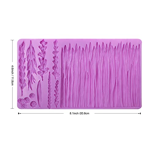 Wheat Grass Silicone Chocolate & Candy Molds - Purple