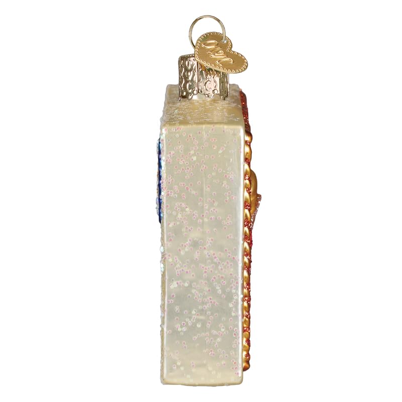 Texas Postcard Glass Ornament for Christmas Tree - Handcrafted Holiday Decoration