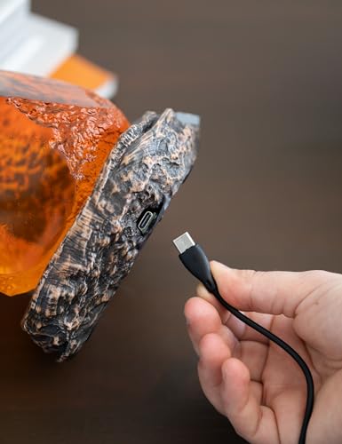 Jurassic Park Dinosaur Night Light Lamp - LED Amber Resin Decor