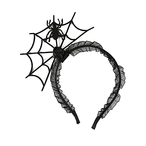 Halloween Spider Web Headband for Women - Spider Hair Accessories Costume