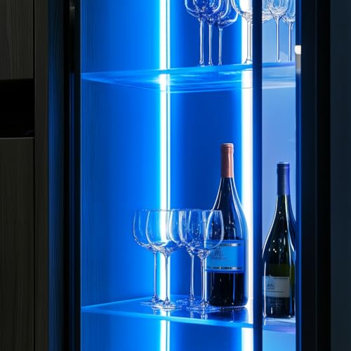 24V COB LED Strip Lights ICE Blue 16.4ft High Density Flexible Decor