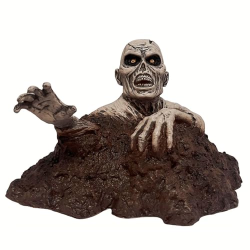 Halloween Creepy Zombie Decor - 11 Inch Cemetery Haunted House Prop - Variation of Zombie