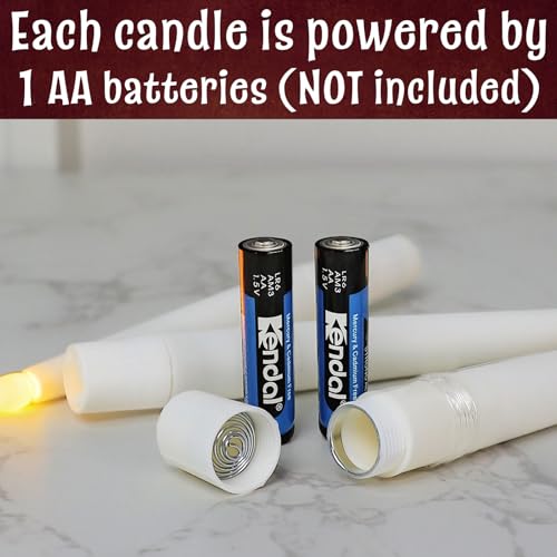 Floating Candles with Wand Remote - 12 Pcs Flickering Light & Hooks, Magic Decor