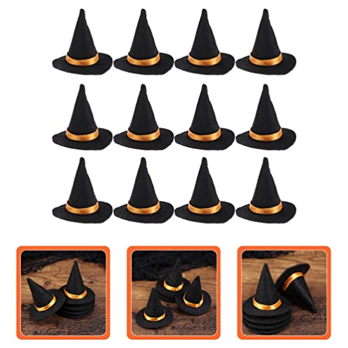 Halloween Mini Felt Witch Hat Bottle Topper - Party Decor & Craft Accessory