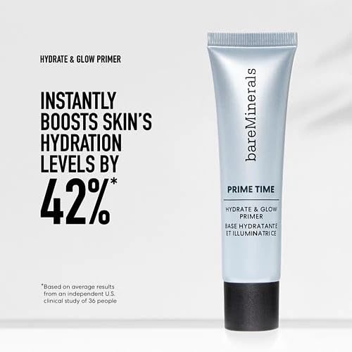 bareMinerals Hydrate & Glow Gel Face Primer, Vegan, Cruelty-Free & Dermatologist-Tested