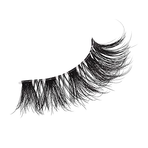 False Eyelashes C Curl Natural Look 2 Pack Salon Lash Extension Effect