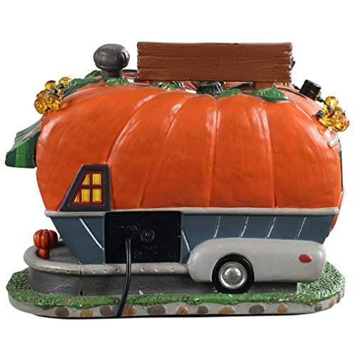 Pick Me Pumpkin Wagon Halloween Decor Lighted Collectible