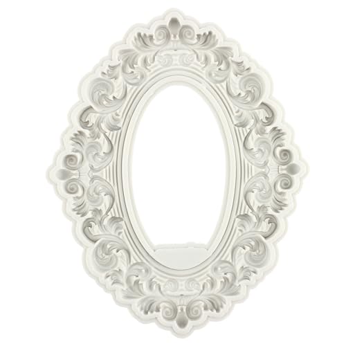 Baroque Photo Frame Silicone Mold for Cake Decorating & Crafts - Style C