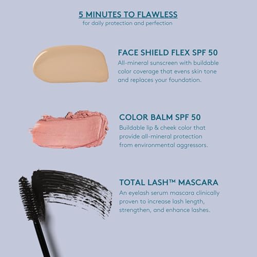Colorescience Total Protection Face Shield Flex SPF 50, Zinc Oxide Formula, Light, 1.8 fl. oz.