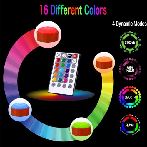 RGB Color Changing Halloween Pumpkin Lights with Remote & Timer - Devil's Laughter Variation