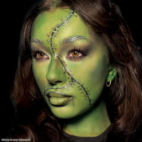 Halloween Monster Face Paint Palette - Tri-Color Makeup Kit with Variations