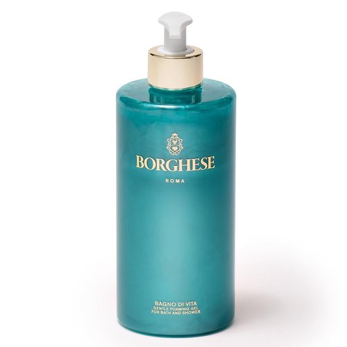 Borghese Bagno di Vita Gentle Foaming Bath & Shower Gel - Hydrating Aromatherapy Body Wash with Thyme & Chamomile