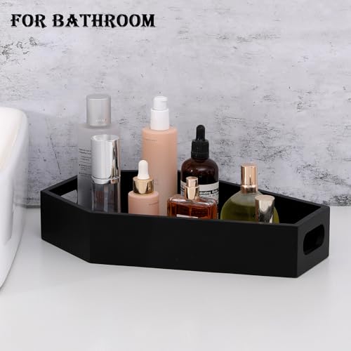 Coffin-Shaped Wooden Serving Tray - Gothic Decor for Halloween & Home