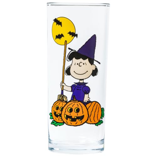 Peanuts Halloween Costumes Tumbler Glass Set - 4 Pack, 10oz