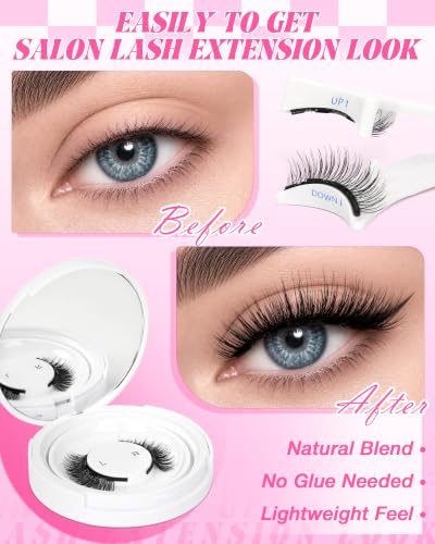 Magnetic Eyelashes with Applicator - Reusable No Glue False Lashes - Variation of THIS listing