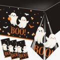 Halloween Baby Shower Tablecloth Set - A Little Boo Is Almost Due, Waterproof, 3 Pack