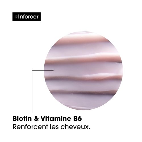 L'Oréal Professionnel Paris Inforcer Mask - Strengthens Weak & Fragile Hair with Biotin & Vitamin B6