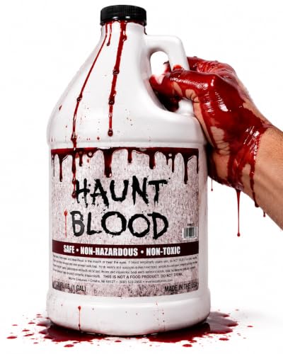 Gallon Fake Blood for Halloween & Special Effects - Realistic Hollywood SFX Makeup Liquid