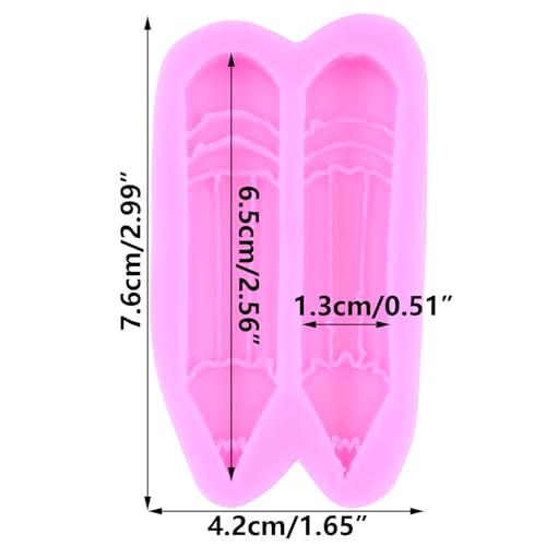 Back To School Pencil Silicone Mold - Style H, Cake & Candy Decoration