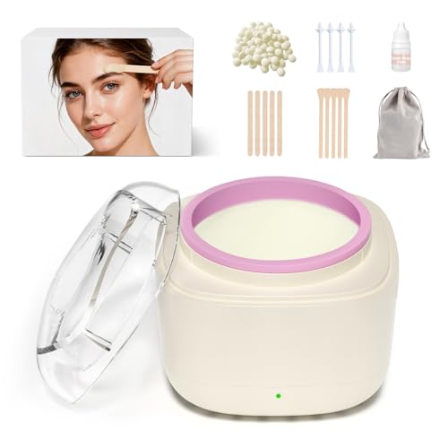 Unisex Unscented Eyebrow Wax Kit for Women - No Strips Needed, Travel Size
