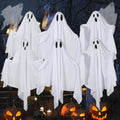 Halloween Hanging Ghost Decorations - 6 Pack, 27.6 Inch Outdoor Spooky Yard Decor