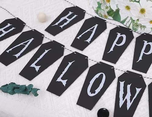 Halloween Coffin Banner - Spooky Party Decorations for Halloween
