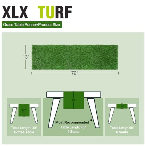 Artificial Grass Table Runner 12x72 Inches - Golf & Party Decor - Variation of THIS listing
