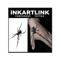 Semi Permanent Tattoo Sheets - Long Legged Spider Animal Design - Waterproof & Skin-Safe - Variation: Animal-MAN26
