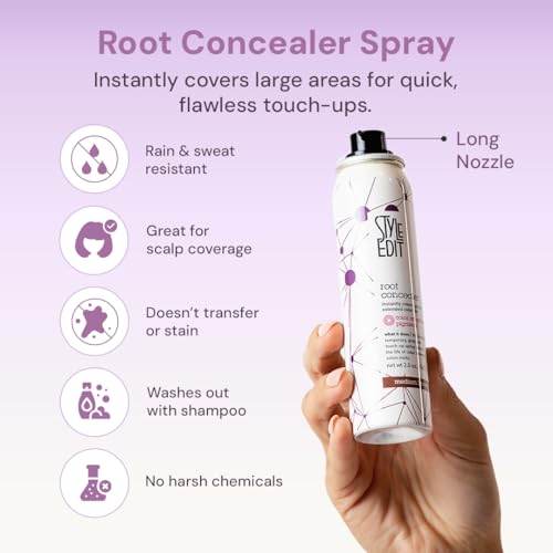 Travel Size Root Touch Up Spray Auburn 0.75 oz - Temporary Gray Concealer