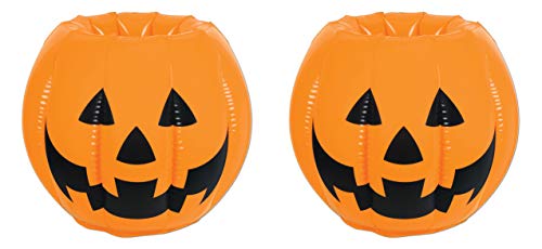 Inflatable Coffin Cooler Jack-O-Lantern 2 Pack Halloween Party Decor