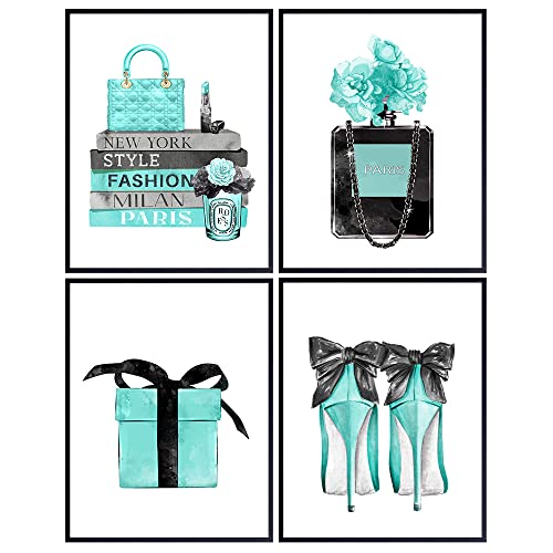 Glamorous Couture Wall Art Poster - 11x14 Unframed Fashion Home Decor for Women & Teens