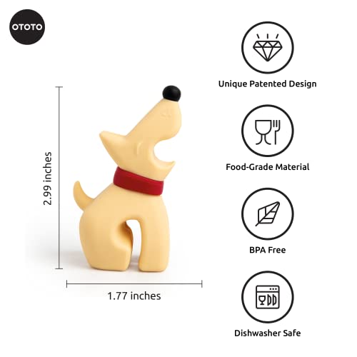 Buddy Sandstone Paw Dog Spoon Rest - Cute Kitchen Utensil Holder - Cooking Gadget